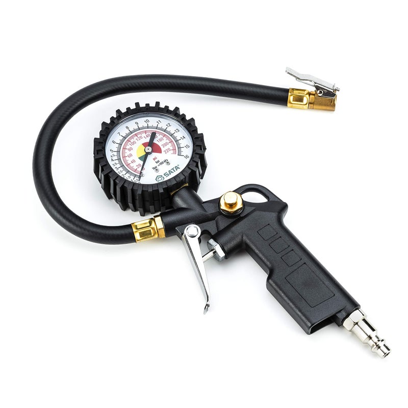 SATA Tire inflator with Pressure Gauge - ST98100U - Image 1